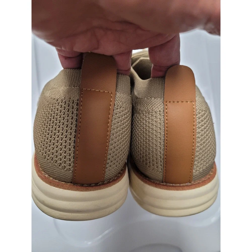 Bruno Marc Grand-01 Mens Knit Oxford Dress Shoes Tan Summer Style Laced Size 13